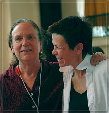 Anne Bogart with Jana Svobodová of the Archa Theatre