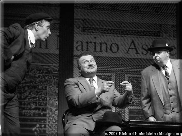 Fiorello with photos and set design by theatre photographer and scenic designer, Richard Finkelstein
